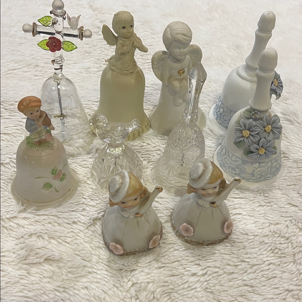 10 Vintage Homco Misc Bells